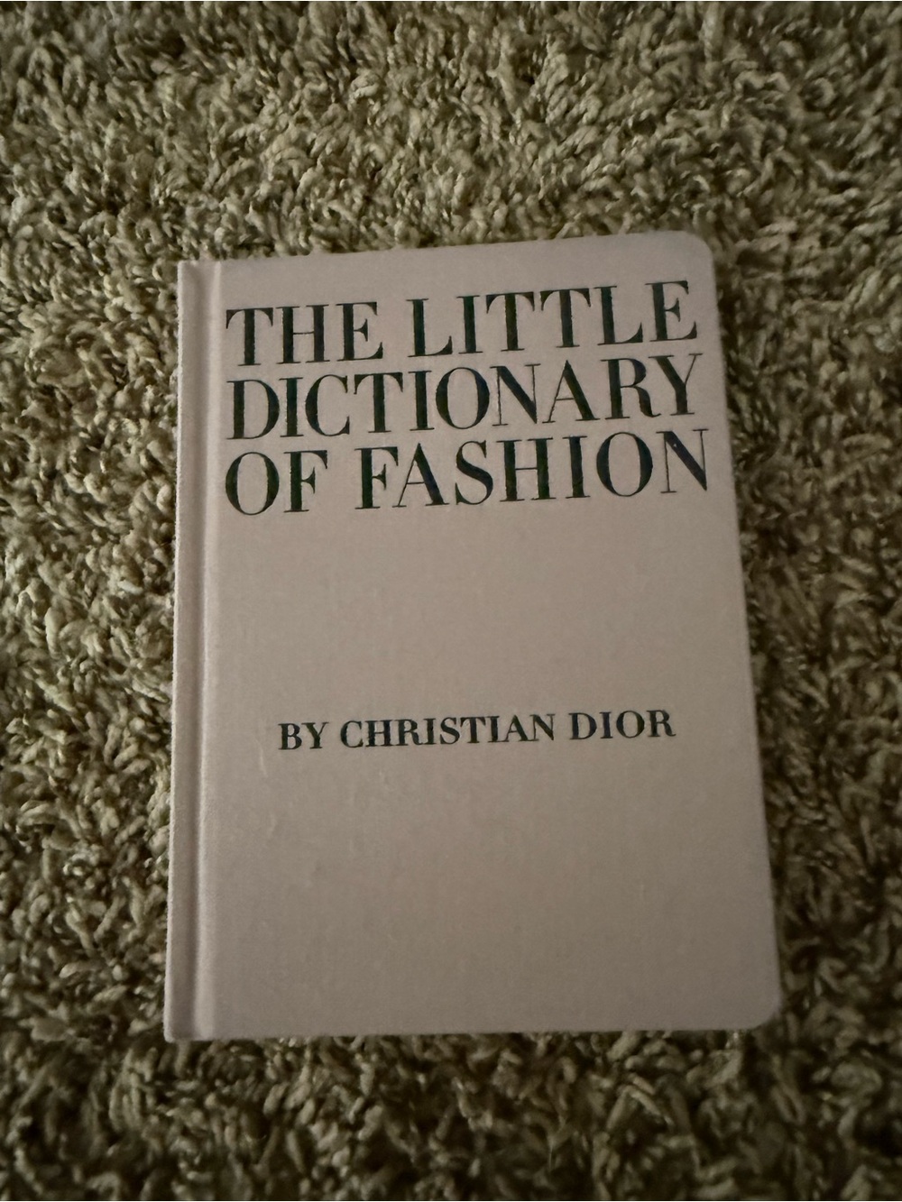 Dior Pink and Black "The Little Dictionary of Fashion"